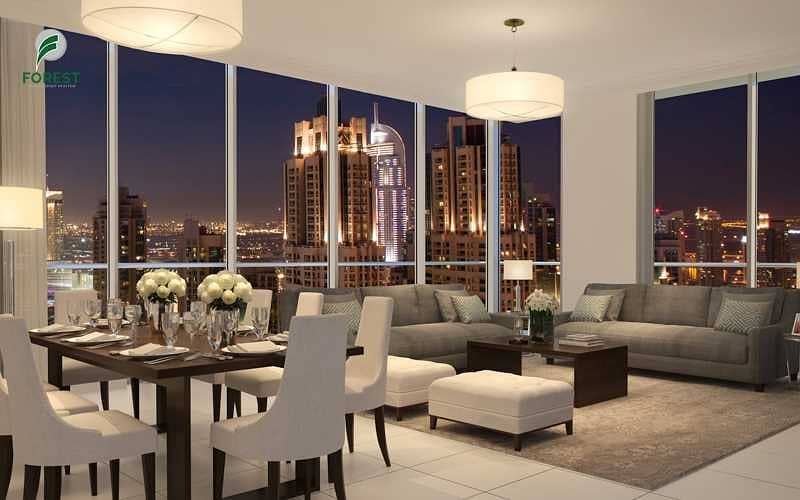 4 Amazing Burj Fountain Views | Half Floor Penthouse
