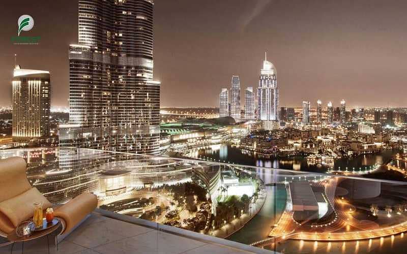 8 Amazing Burj Fountain Views | Half Floor Penthouse