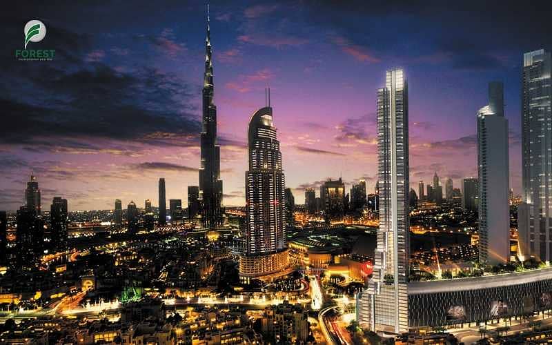 9 Amazing Burj Fountain Views | Half Floor Penthouse