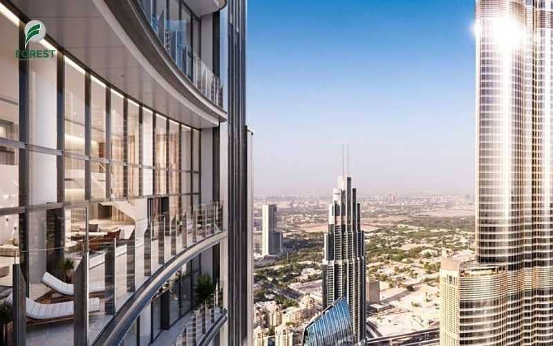 10 Amazing Burj Fountain Views | Half Floor Penthouse