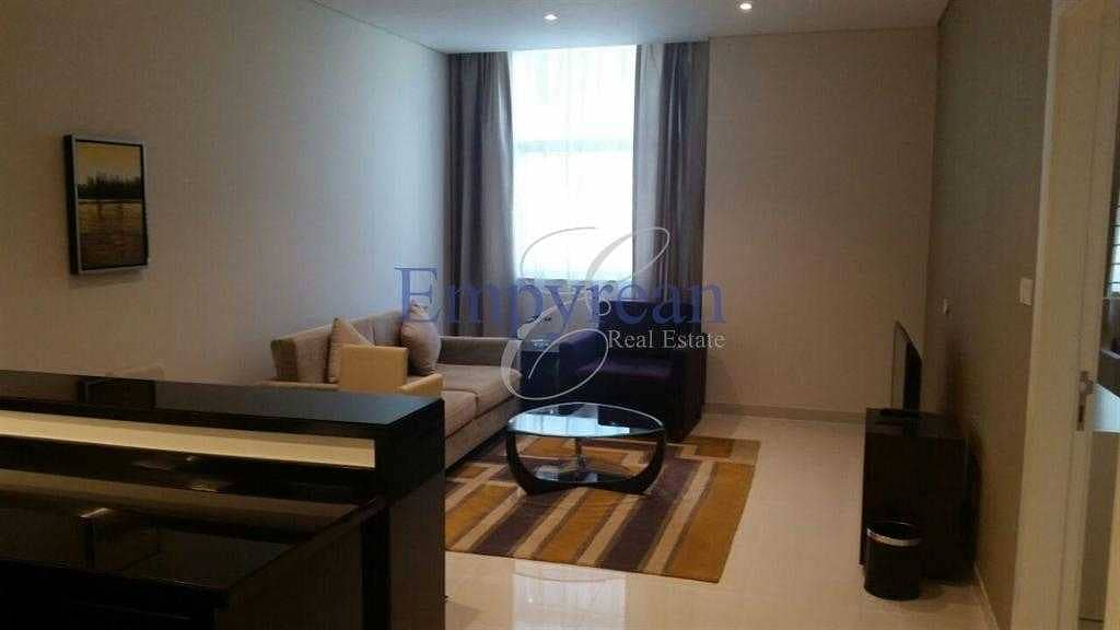 10 Fantastic 1 Bedroom Hotel Apartment in Cour Jardin next to Downtown Dubai