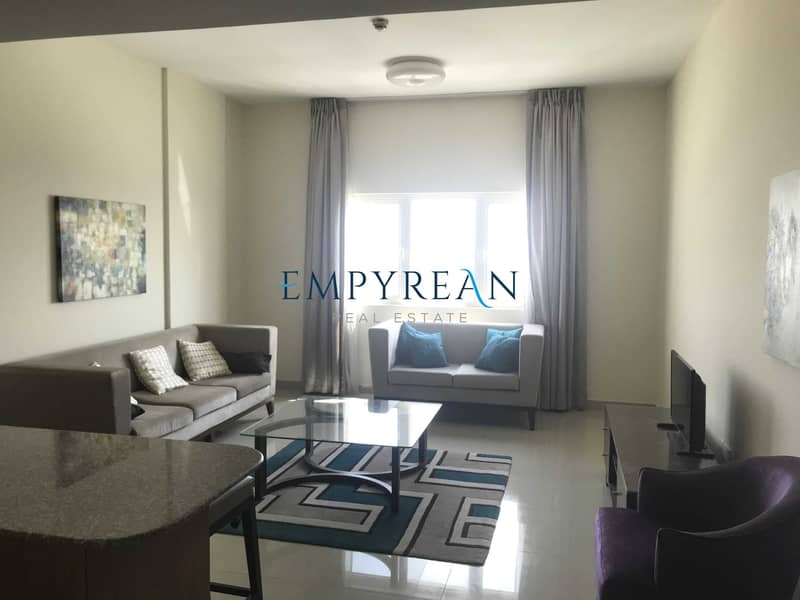 4 NICE FURNISHED 1BR WITH BALCONY IN DOWNTOWN JABEL ALI NEAR METRO