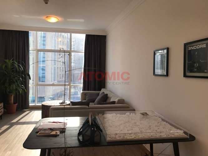 2 Furnished|Full Glass|Marina View| 1BR|Mag 218@52K