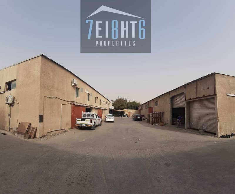 9 000 sq ft high quality warehouse + high ceilings for rent in RAK
