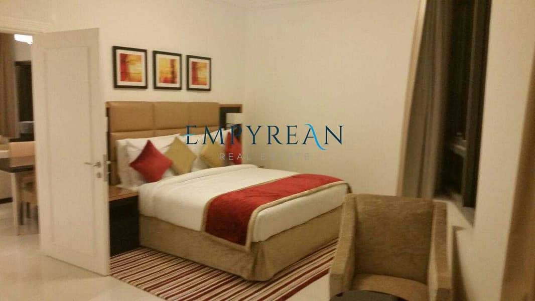 4 BEST PRICED|BURJ VIEW|LARGE  FURNISHED ONE BEDROOM|5 STAR AMENITIES