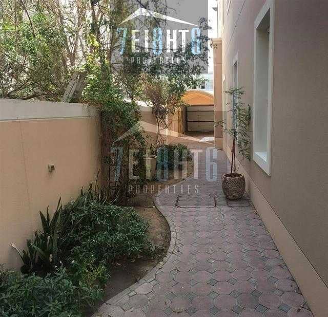 2 Beautifully maintained: 5 b/r semi-independent villa with maids room and garden