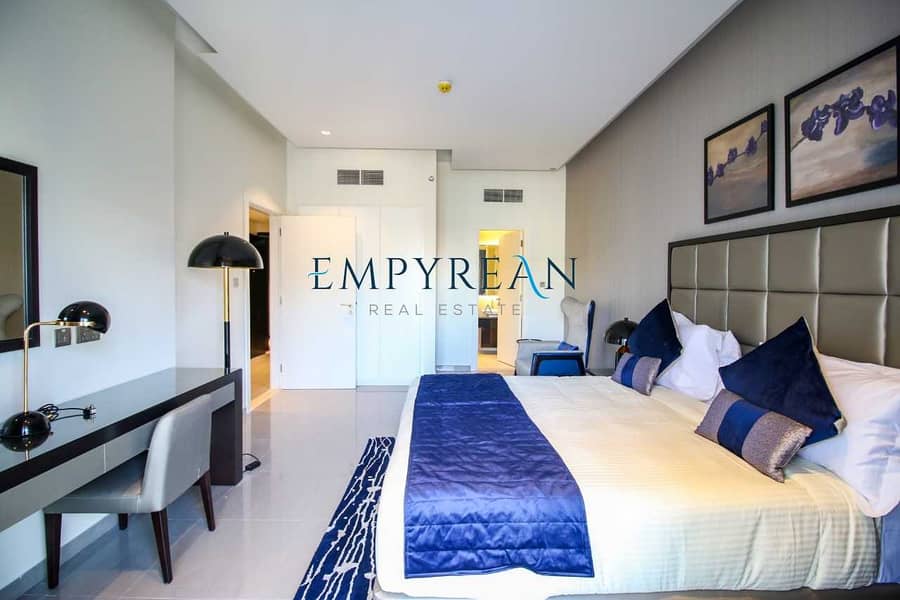 4 Fully Furnished 1BR | With Balcony | Pool view
