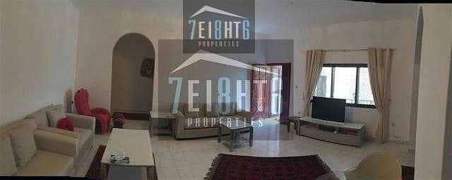 4 3-4 b/r independent fully FURNISHED ground floor villa behind Umm Suqeim beach park