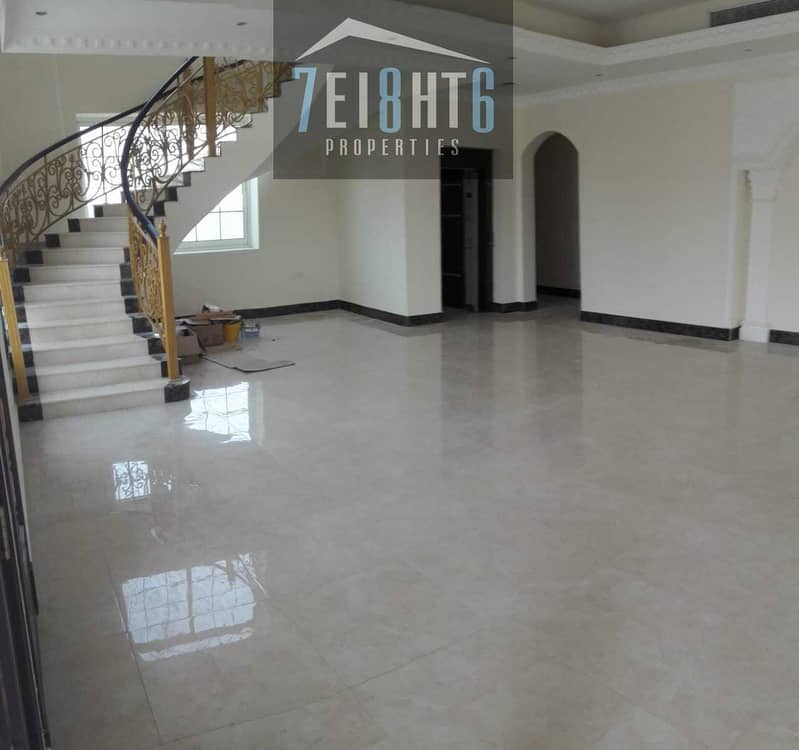 5 Outstanding property: 4 b/r good quality independent villa + maids room + LIFT +  large garden for rent in Al Quoz 2