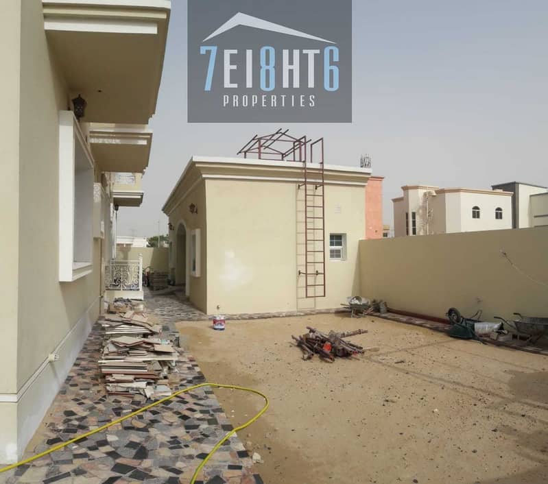 11 Outstanding property: 4 b/r good quality independent villa + maids room + LIFT +  large garden for rent in Al Quoz 2