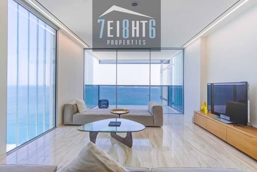 14 Luxury beach front penthouse: 4 b/r fully furnished penthouse with beach view + maids room