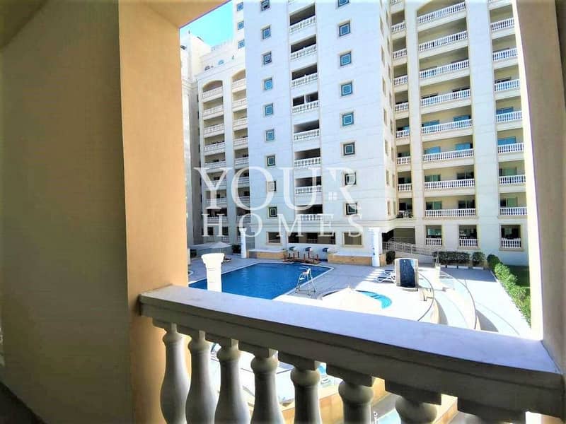 6 SB | Pool View 1 BHK with close kitchen & Balcony