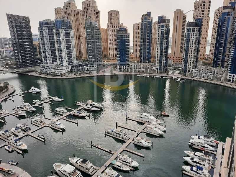 13 Full Marina View | Dubai Marina Water Front Living 2B/R+Maid's | VIP