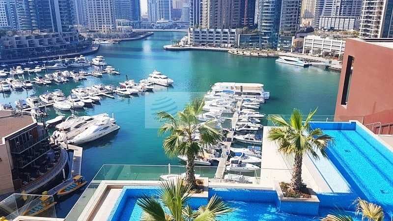10 Full Marina View| Best and Rare Layout 2BR |Rented