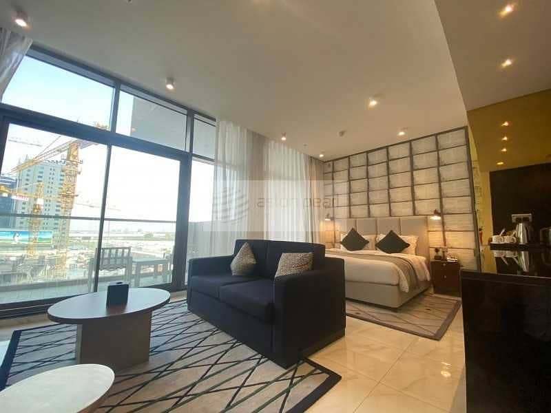 High Floor | Studio with Balcony | Fully Furnished