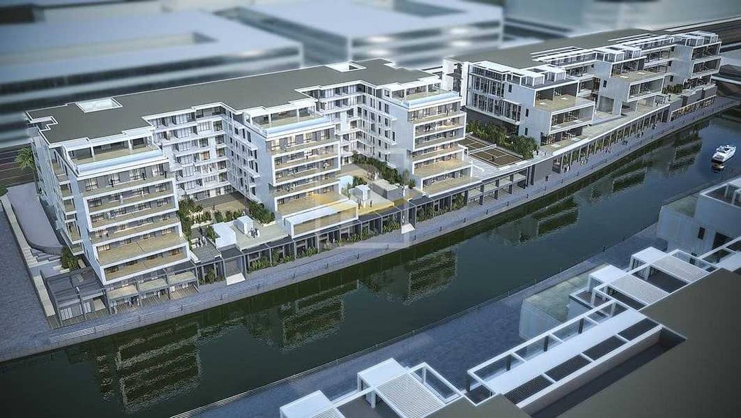 2 canal view  in Al Raha lofts : VIP