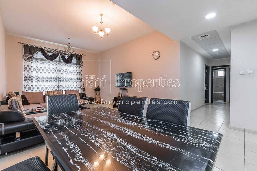 3 2BR w/1600SQFT BUA Mazaya 15 | Open View