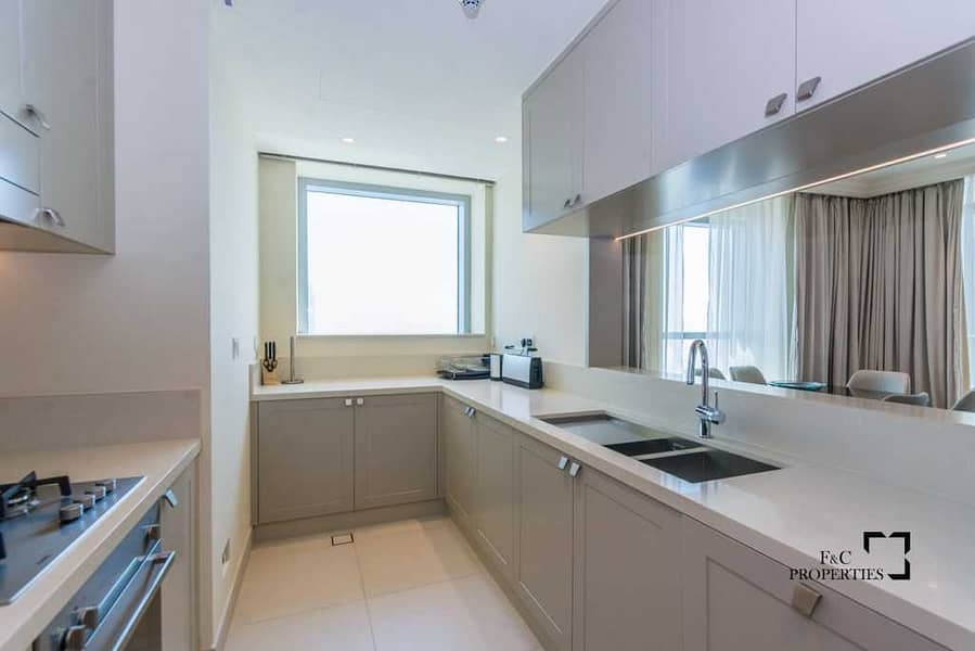 11 Furnished 2BR + Study |  Burj & Fountain View