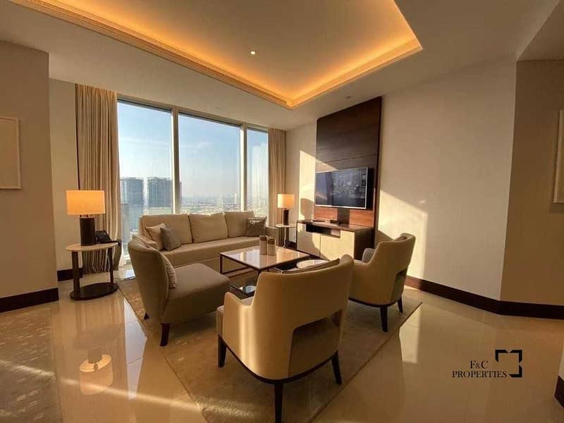 3 2BR | Sea view | High Floor | Fully Furnished
