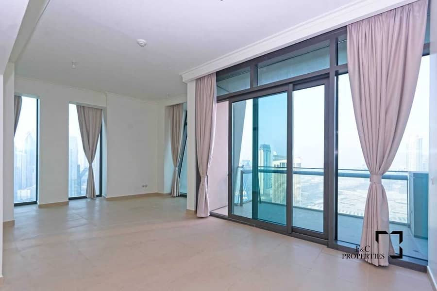 3 High Floor | Burj View | 3 Bed +Maids