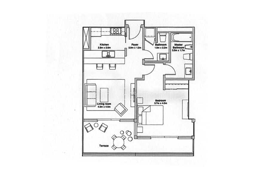 12 1BR Apartment | High-Floor | Burj Daman