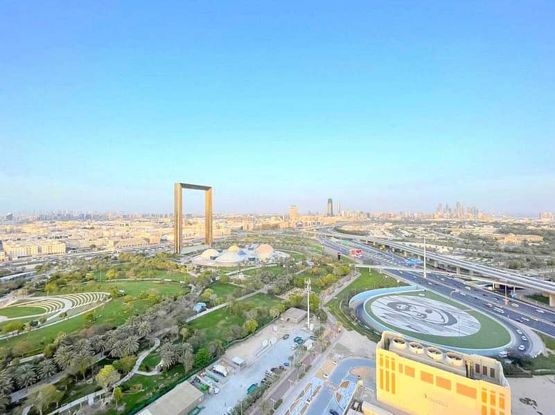 Spacious 3BR | Dubai Frame&Zabeel Park View