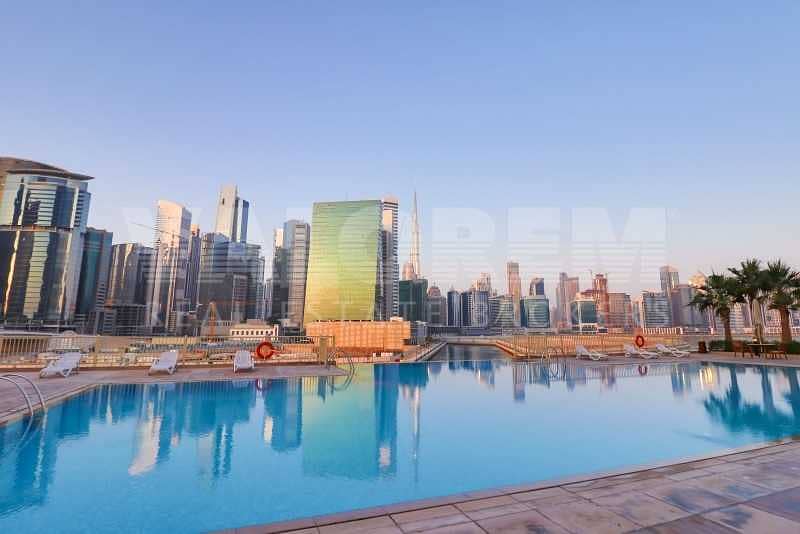 24 BURJ KHALIFA & CANAL VIEW|HIGH FLOOR|NEGOTIABLE