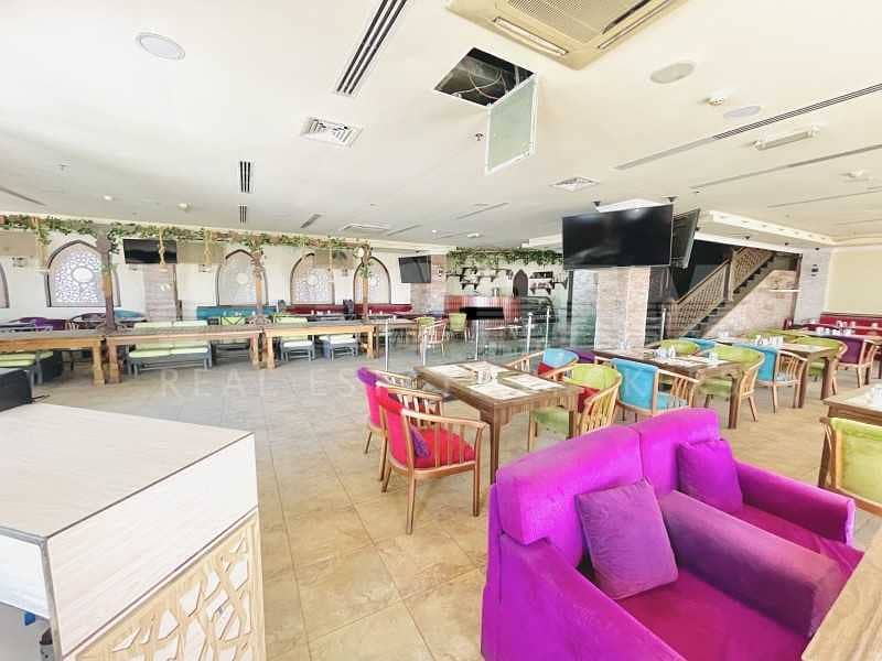2 SHEIKH ZAYED RESTAURANT FOR LEASE| 9750 SQFT. READY TO RUN