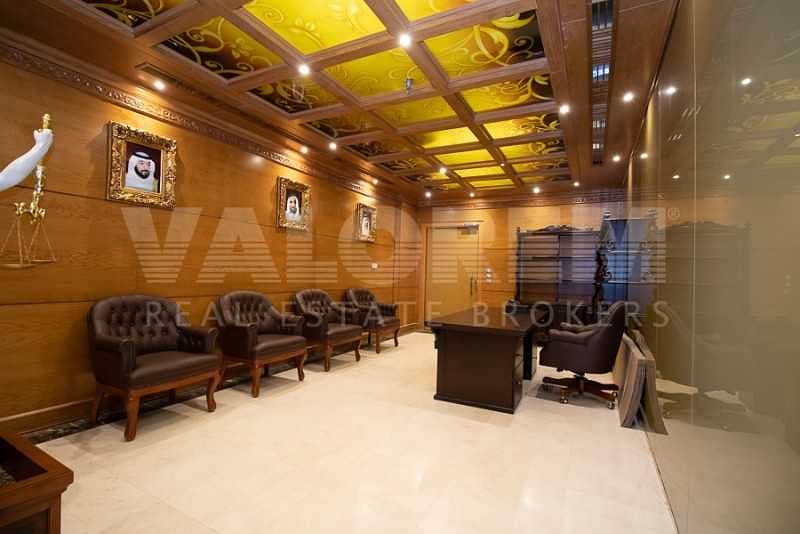 12 Fitted |Partitions |High End Furnished| Office For Rent