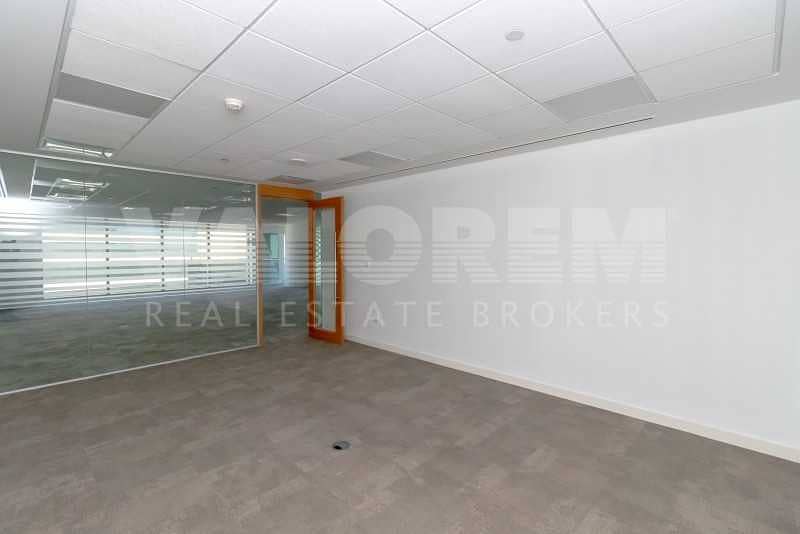 9 Panoramic view| Full floor|Fitted|Partitions|  Chiller Free