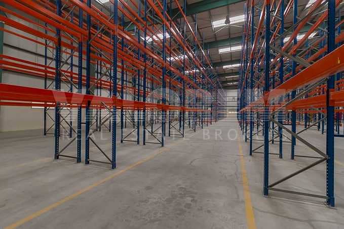 20 Warehouse with Racks for Storage and Logistics in JAFZA