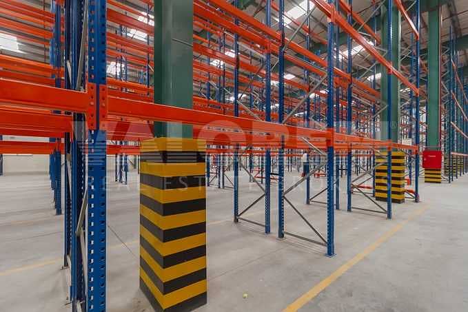 22 Warehouse with Racks for Storage and Logistics in JAFZA