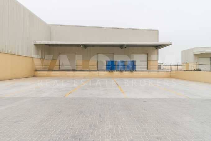 27 Warehouse with Racks for Storage and Logistics in JAFZA