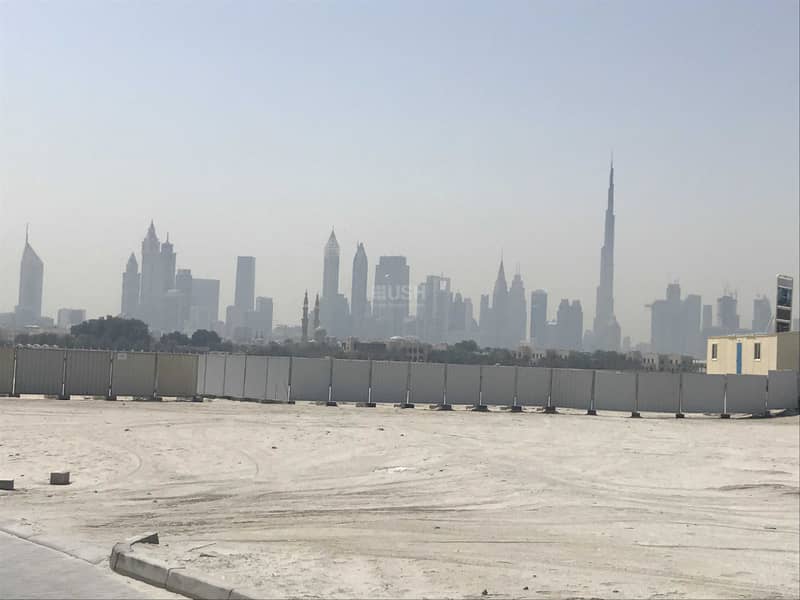 50 meters from the beach | burj khalifa and skyline view 50 meters from the beach | burj khalifa and skyline view