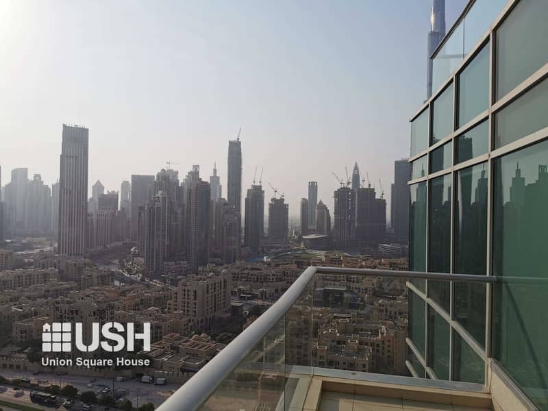 12 Unique 2BR High Floor with Full Burj and Fountain