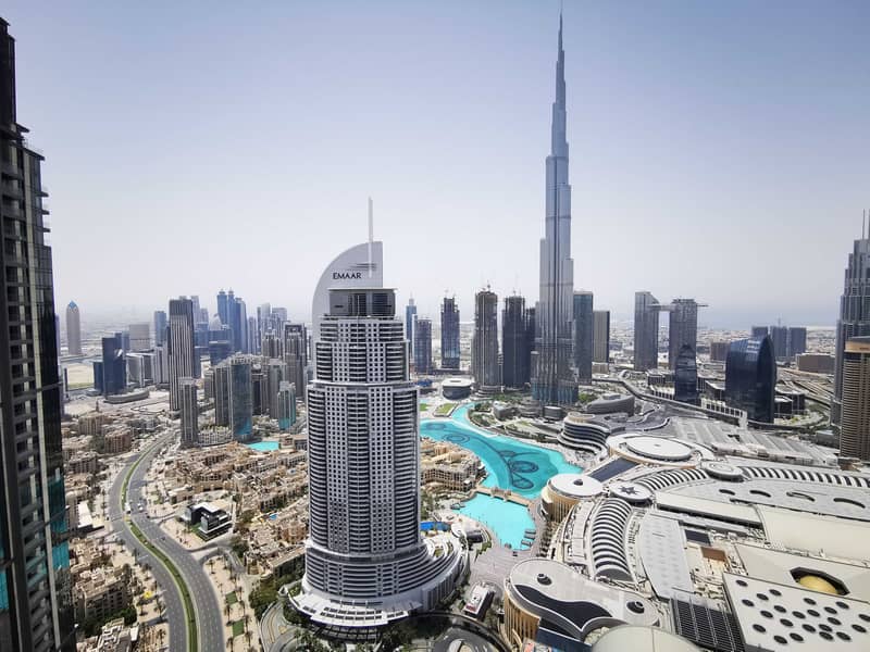 34 High Floor | Sky Collection | 4BR + Maids | Full Burj Khalifa and Fountain View