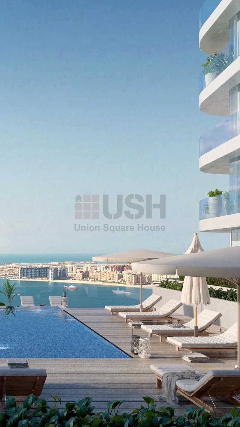 4 High Floor 4BR Apt Full Sea and Palm Jumeirah View