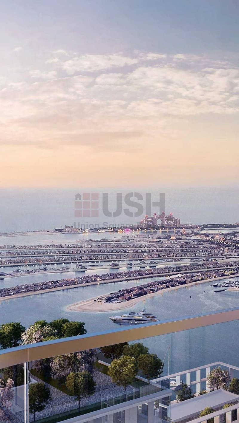 6 High Floor 4BR Apt Full Sea and Palm Jumeirah View