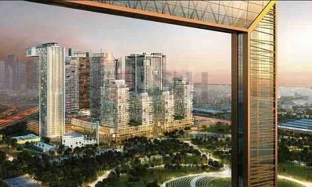 only Freehold Townhouse -ready DEc 2020 -zabeel Park and Dubai Frame view