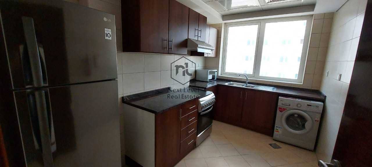 8 nice view large 1 bedroom with close kitchen with balcony and parking in 01 to 12 cheques