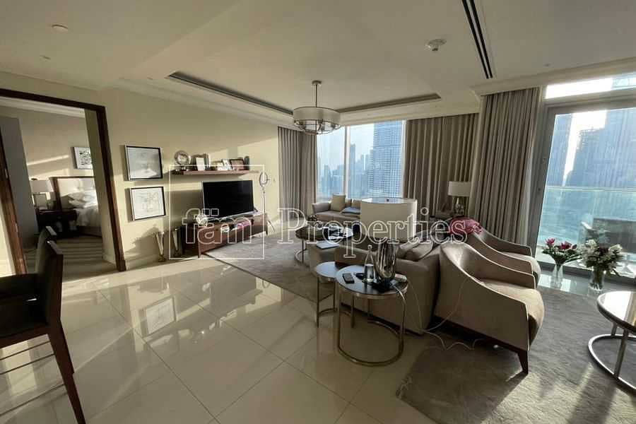5 Best Layout/Full Burj View/Serviced 3BD + maid