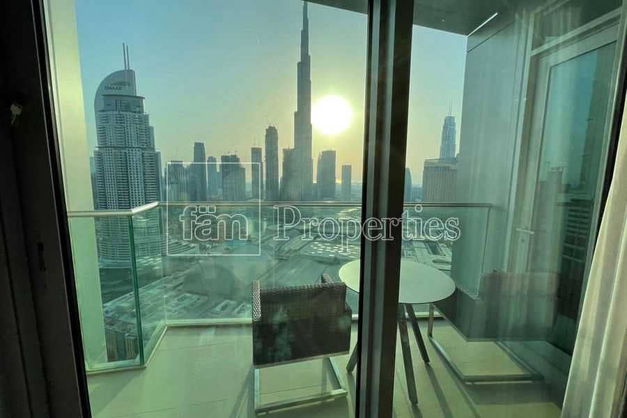 6 Best Layout/Full Burj View/Serviced 3BD + maid
