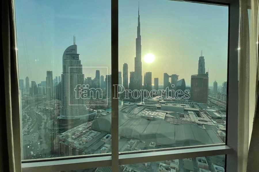 10 Best Layout/Full Burj View/Serviced 3BD + maid