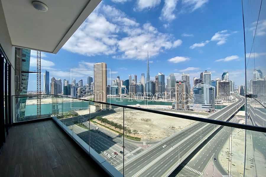 Amazing 2BDR | Partial canal and Burj Khalifa view