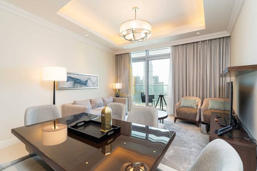5 Stunning Views of Burj and Fountain | Fully Furnished