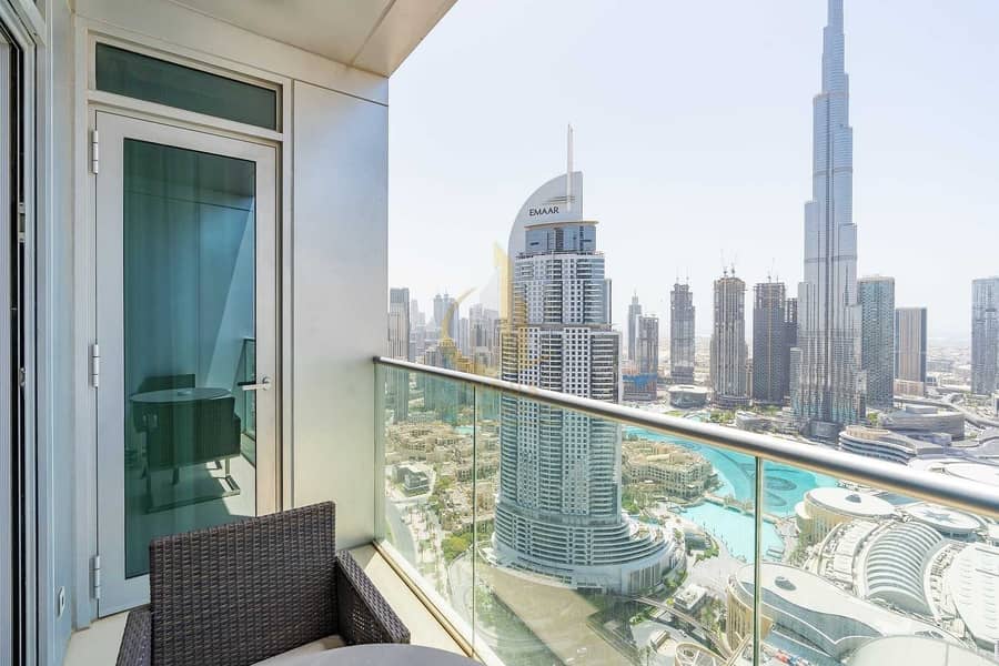 21 Stunning Views of Burj and Fountain | Fully Furnished