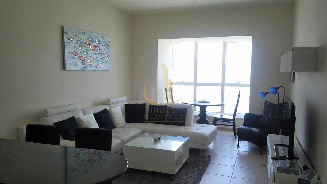 3 Full Sea View| Fully Furnished 1 bed|  On High Floor