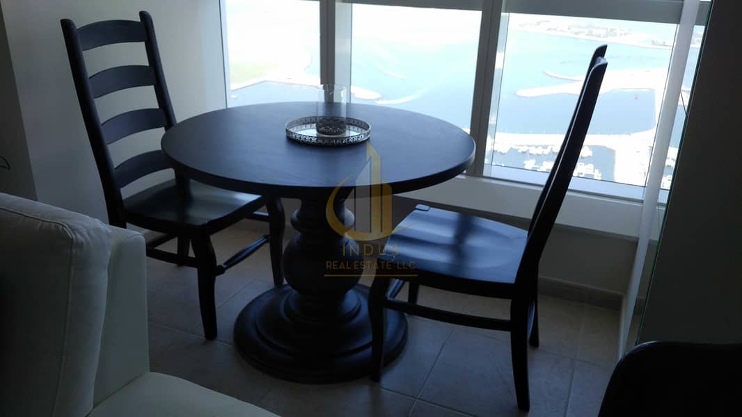7 Full Sea View| Fully Furnished 1 bed|  On High Floor