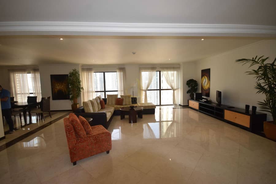 Marina Views | Upgraded Fully Furnished 3BHK+M