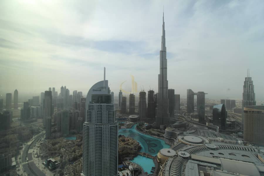 34 Full Burj and Fountain View |3Br +M|Sky collection